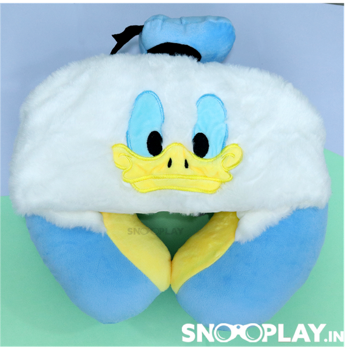 Donald Duck Neck Pillow (Hoodie Style)