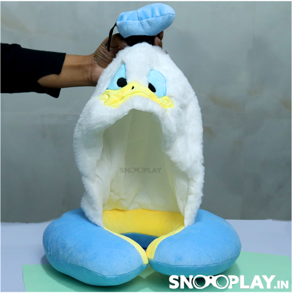 Donald Duck Neck Pillow (Hoodie Style)