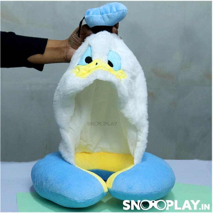 Donald Duck Neck Pillow (Hoodie Style)