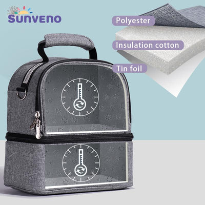 Insulated Office Lunch Bag - Space Grey