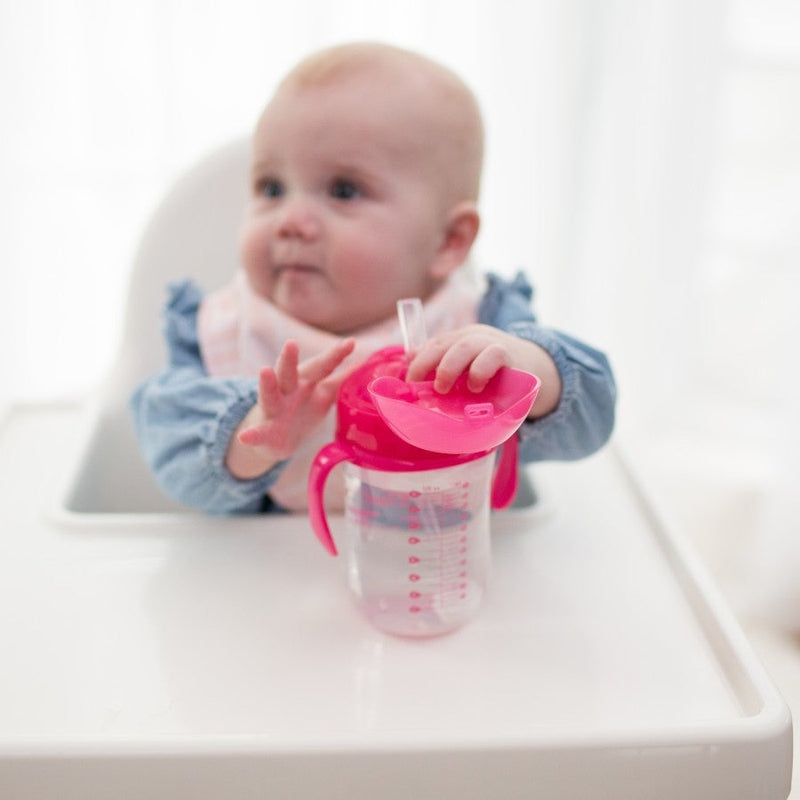 Feeding & Weaning Sipper Baby's First Straw Water Bottle (Pink)