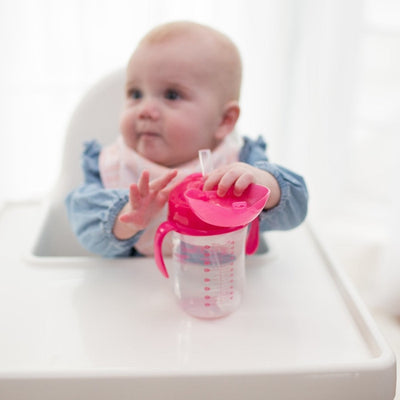 Feeding & Weaning Sipper Baby's First Straw Water Bottle (Pink)