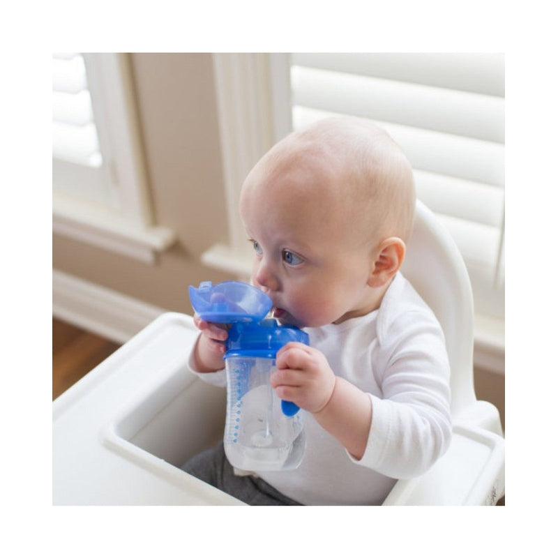 Feeding & Weaning Sipper Baby's First Straw Water Bottle (Blue)