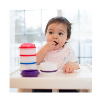 Feeding & Weaning Weaning Snack-A-Pillar Dipping Cups Multicolor