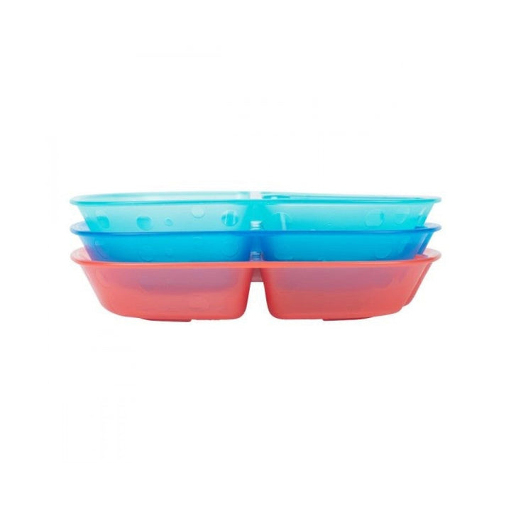 Feeding & Weaning Divided Plates-Multicolor