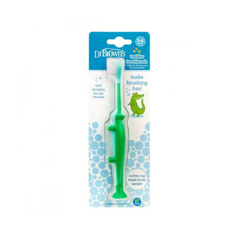 Oral Care Tooth Brush Infant-To-Toddler Toothbrush - Crocodile (Green)