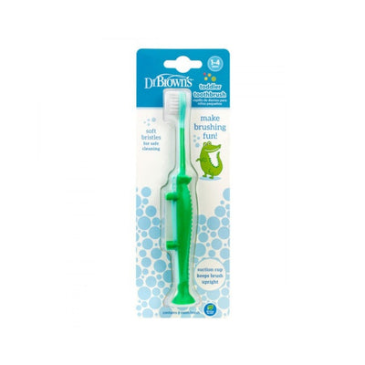 Oral Care Tooth Brush Infant-To-Toddler Toothbrush - Crocodile (Green)