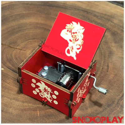 Dragon Ball Z wooden hand engraved wooden music box for all the music lovers.