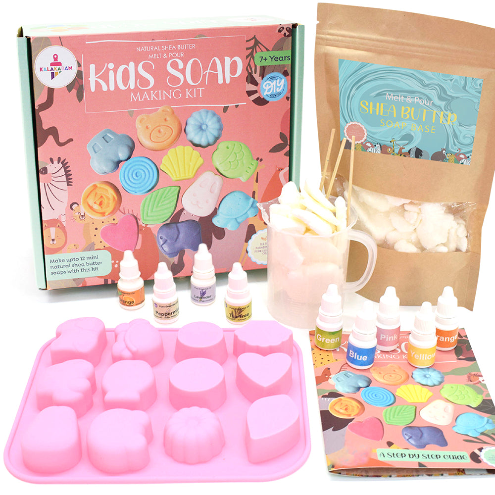 Kids Shea Butter Soap Making Kit, DIY Soap Making Activity for Kids