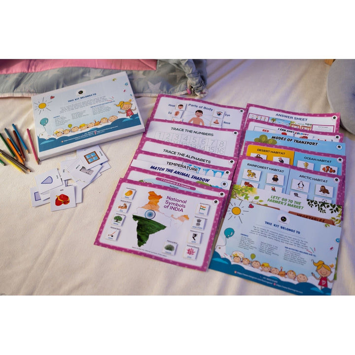 Comprehensive Learning Kit - Colors, Fruits, Weeks, Calendar, Oceans & More (3-7 Years)