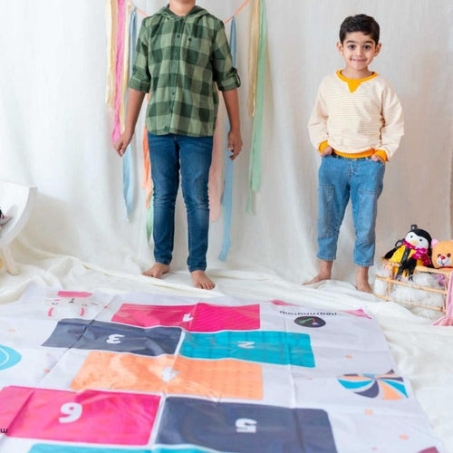 Ilearnngrow Hop Scotch Play Mat (2-10 Years)