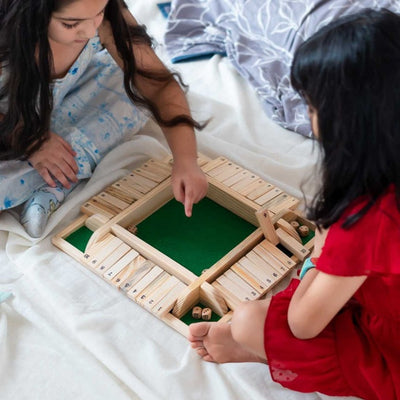 Shut the Box Wooden Board Game