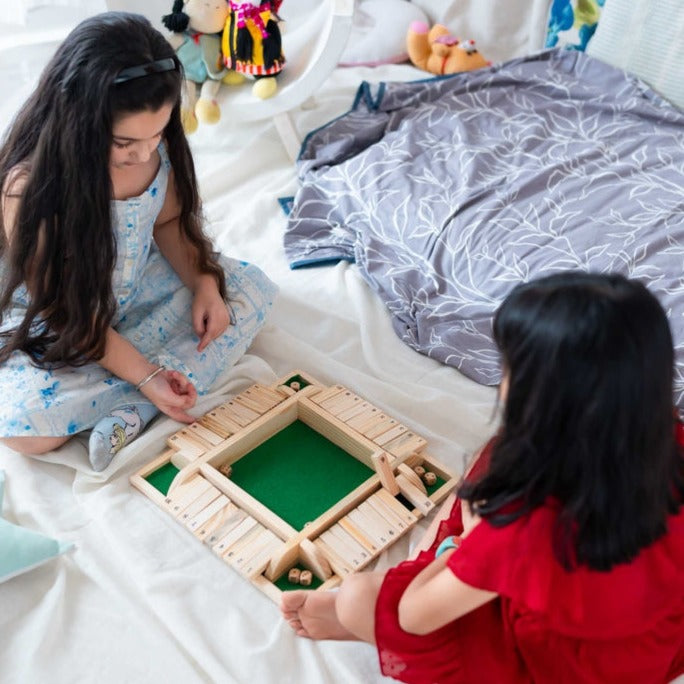 Shut the Box Wooden Board Game