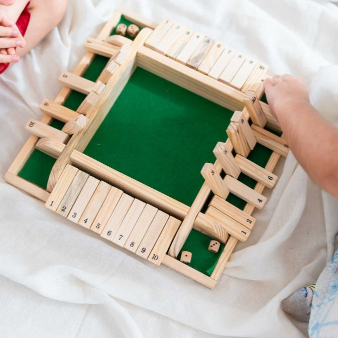 Shut the Box Wooden Board Game