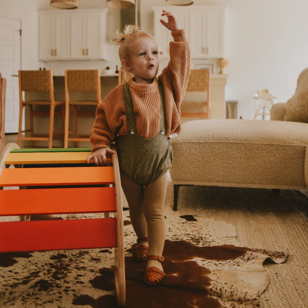 Small Rainbow Rocker Balance Board