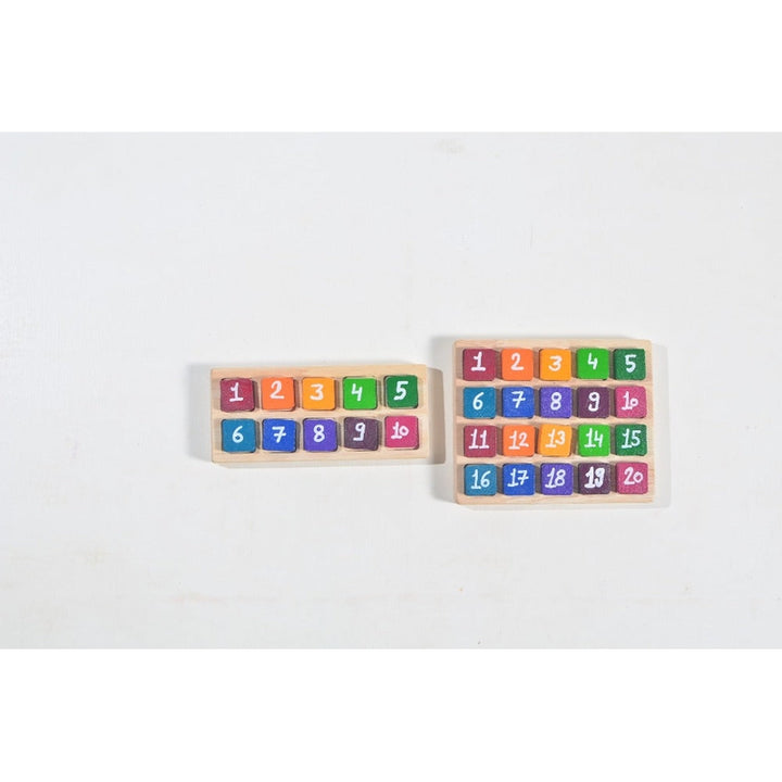 Anantpatal Wooden Mini Math Board - 100 Frames (3-5 Years)