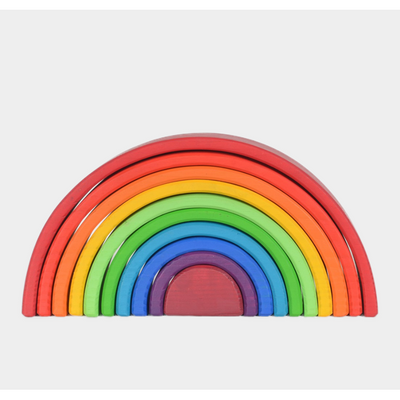 10-Piece Large Rainbow Stacker