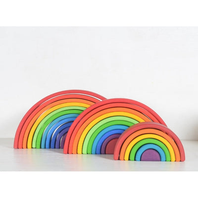 10-Piece Large Rainbow Stacker