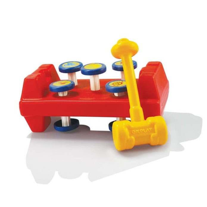 Bang Bang Plastic Toy with Hammer, Baby Hammer Rattles