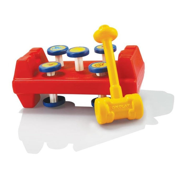 Bang Bang Plastic Toy with Hammer, Baby Hammer Rattles