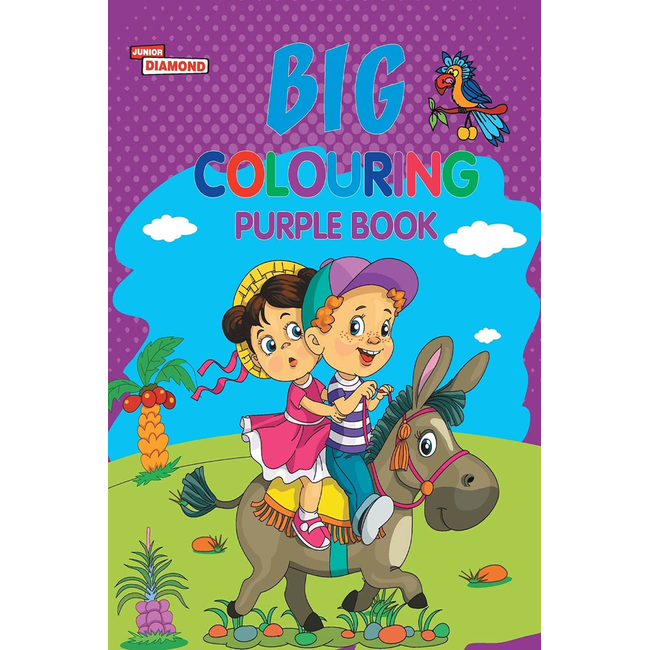 Big Colouring Book Purple (2) in English