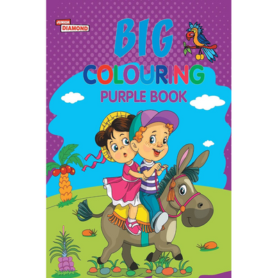 Big Colouring Book Purple (2) in English