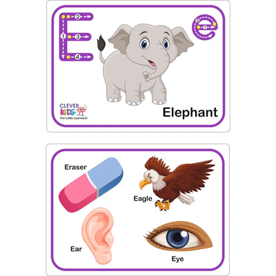 Alphabet Jumbo Flash Card (Flash cards with Fonts & Images)