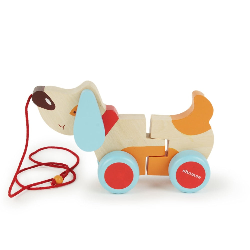 Bruno-The Dog - A Wooden Pull Along Toy