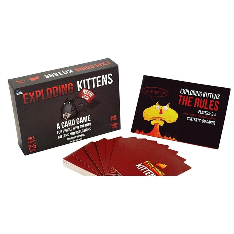 Exploding Kittens (kittens & explosions and boob wizards) NSFU Edition