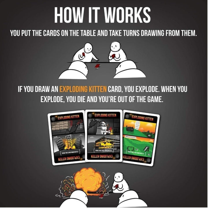 Exploding Kittens (kittens & explosions and boob wizards) NSFU Edition