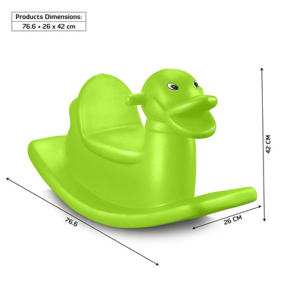 Senior Ride On Toy, Rocking Duck (Green)