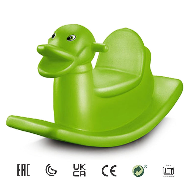 Senior Ride On Toy, Rocking Duck (Green)