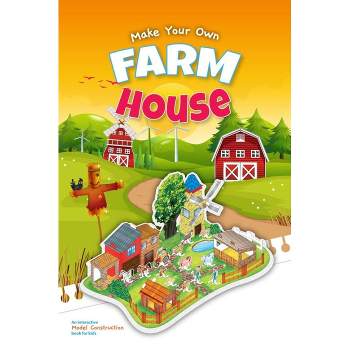 Make Your Own Farm House | 3D Paper Construction Model for Kids
