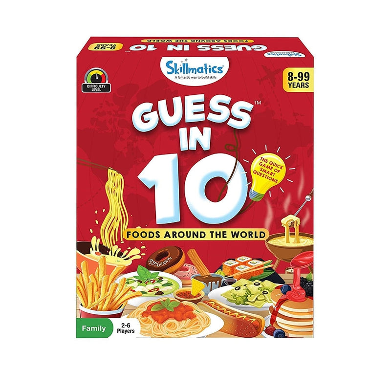 Guess in 10 Foods Around The World Card Game