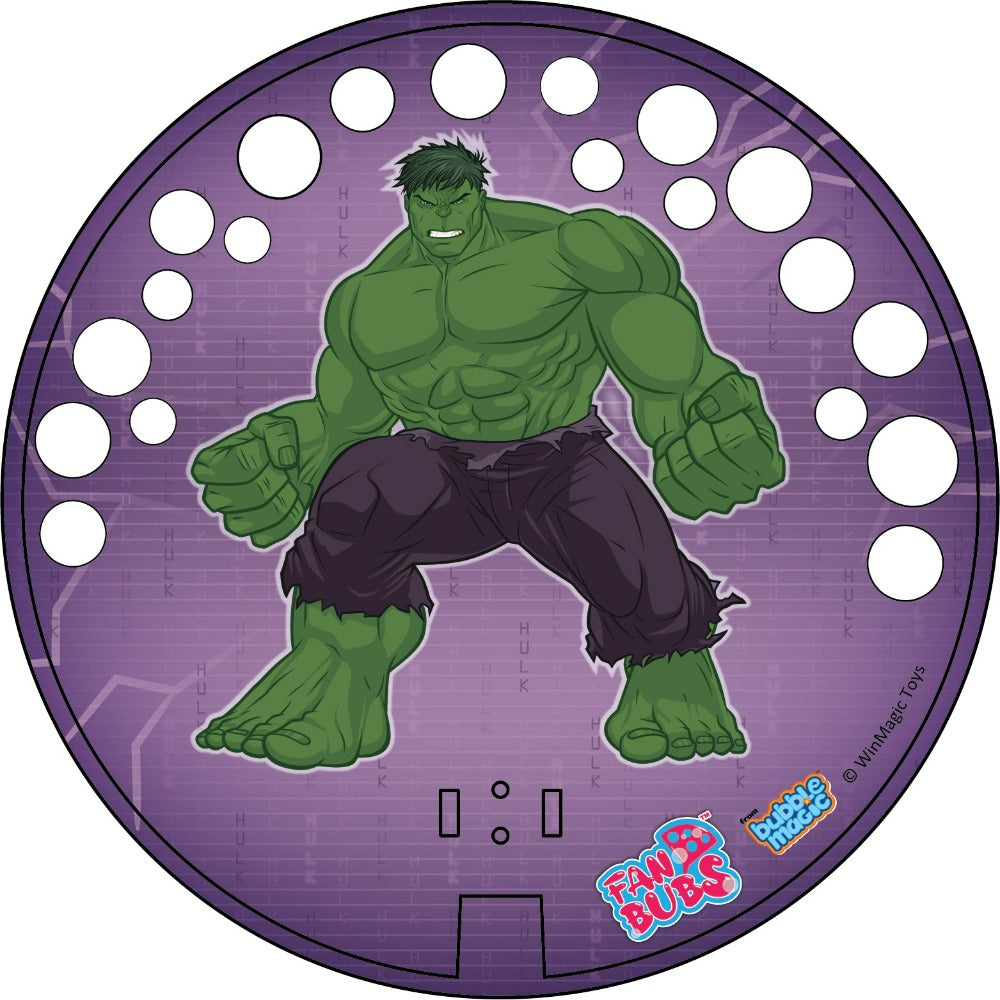 FanBubs Marvel Hulk Theme | Thick Viscous Concentrate Solution Pouches With Hand Fan