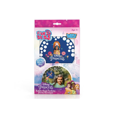 FanBubs Disney Princesses Theme | Thick Viscous Concentrate Solution Pouches With HandFan
