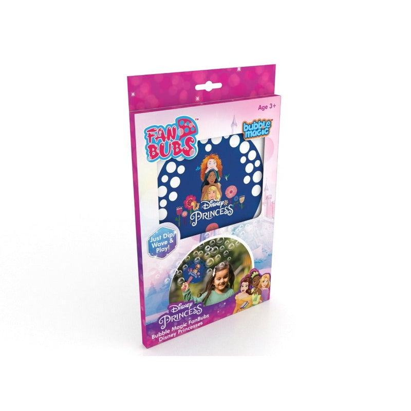 FanBubs Disney Princesses Theme | Thick Viscous Concentrate Solution Pouches With HandFan