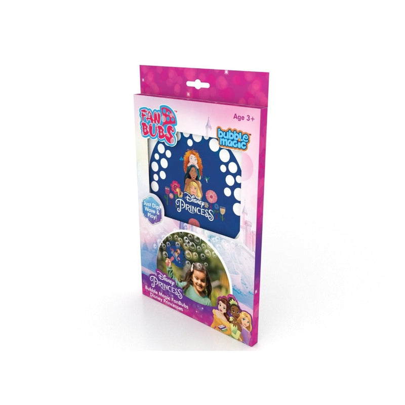 FanBubs Disney Princesses Theme | Thick Viscous Concentrate Solution Pouches With HandFan