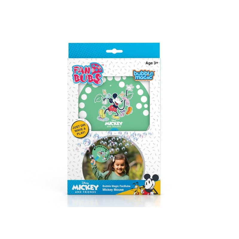 FanBubs Disney Mickey Mouse Theme|Thick Viscous Concentrate Solution Pouches With HandFan