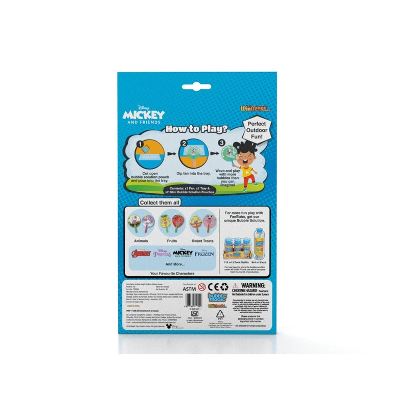 Disney Mickey Mouse Viscous Concentrate Pouches & Fan (3-8 Years)