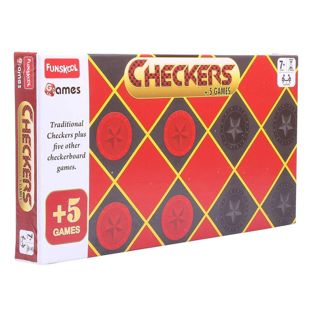 Original Checkers +5 Board Games