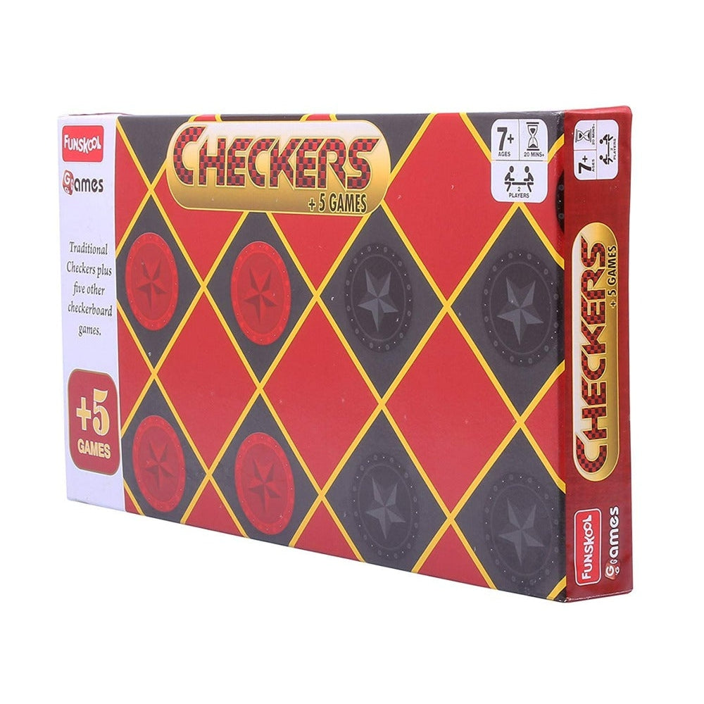 Original Checkers +5 Board Games