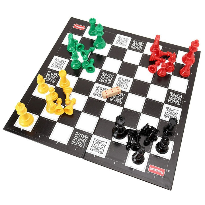 Chathuranga Board Game - Brain Game (Traditional Warfare Strategy Game of India)