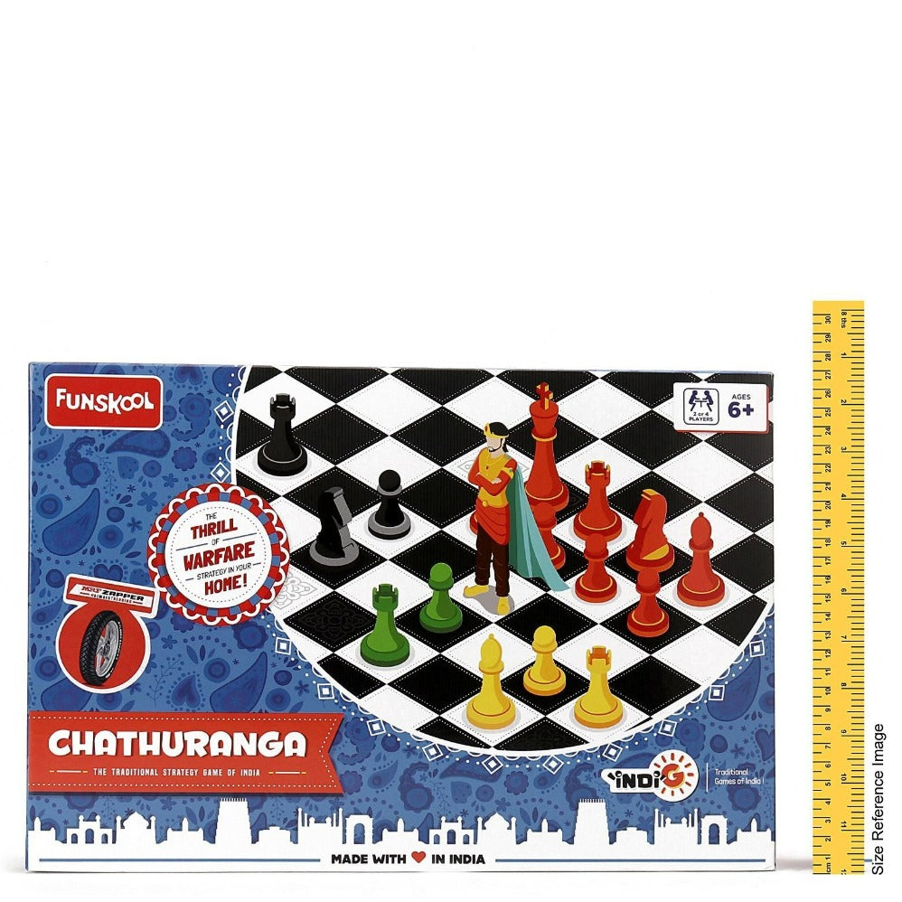 Chathuranga Board Game - Brain Game (Traditional Warfare Strategy Game of India)