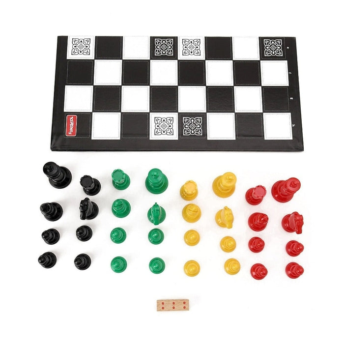 Chathuranga Board Game - Brain Game (Traditional Warfare Strategy Game of India)