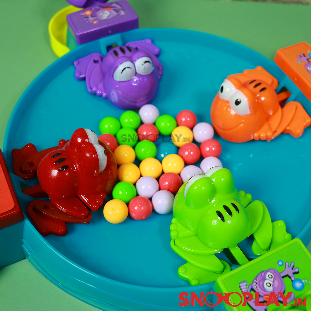 Feeding Froggies Action Game For Kids (Active Play) - Assorted Colours