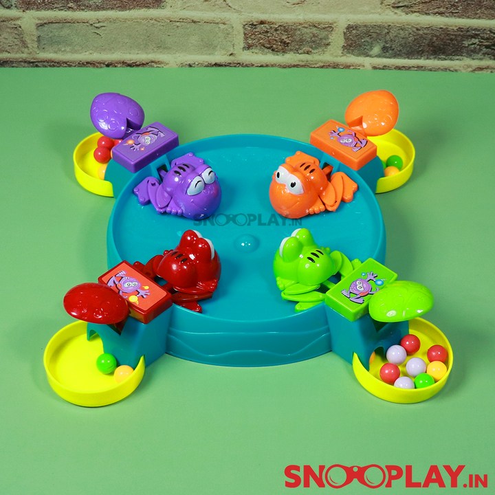 Feeding Froggies Action Game For Kids (Active Play) - Assorted Colours