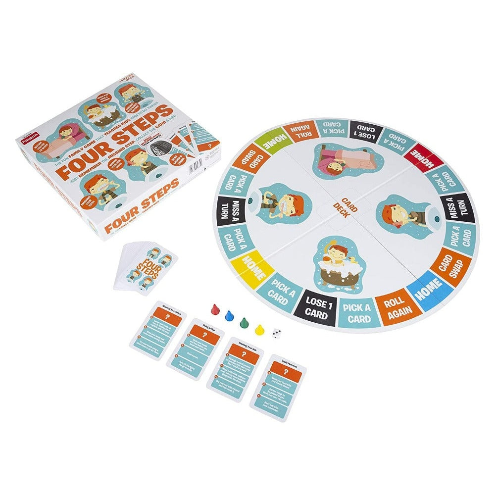 Original Four Steps - A Simple Game for Daily Routine Board Game