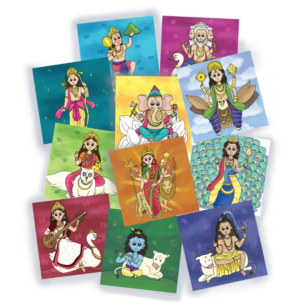 Jigyasa Flash Cards on Hindu Gods and Goddess