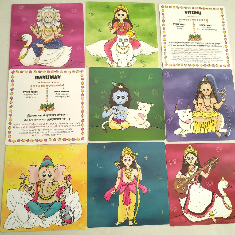 Jigyasa Flash Cards on Hindu Gods and Goddess